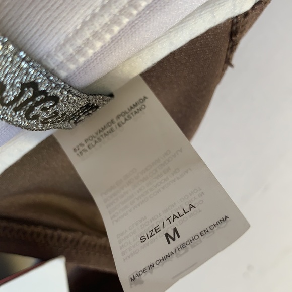 Miss Me To Be Seen Swimwear Top Medium Mocha - Picture 10 of 12